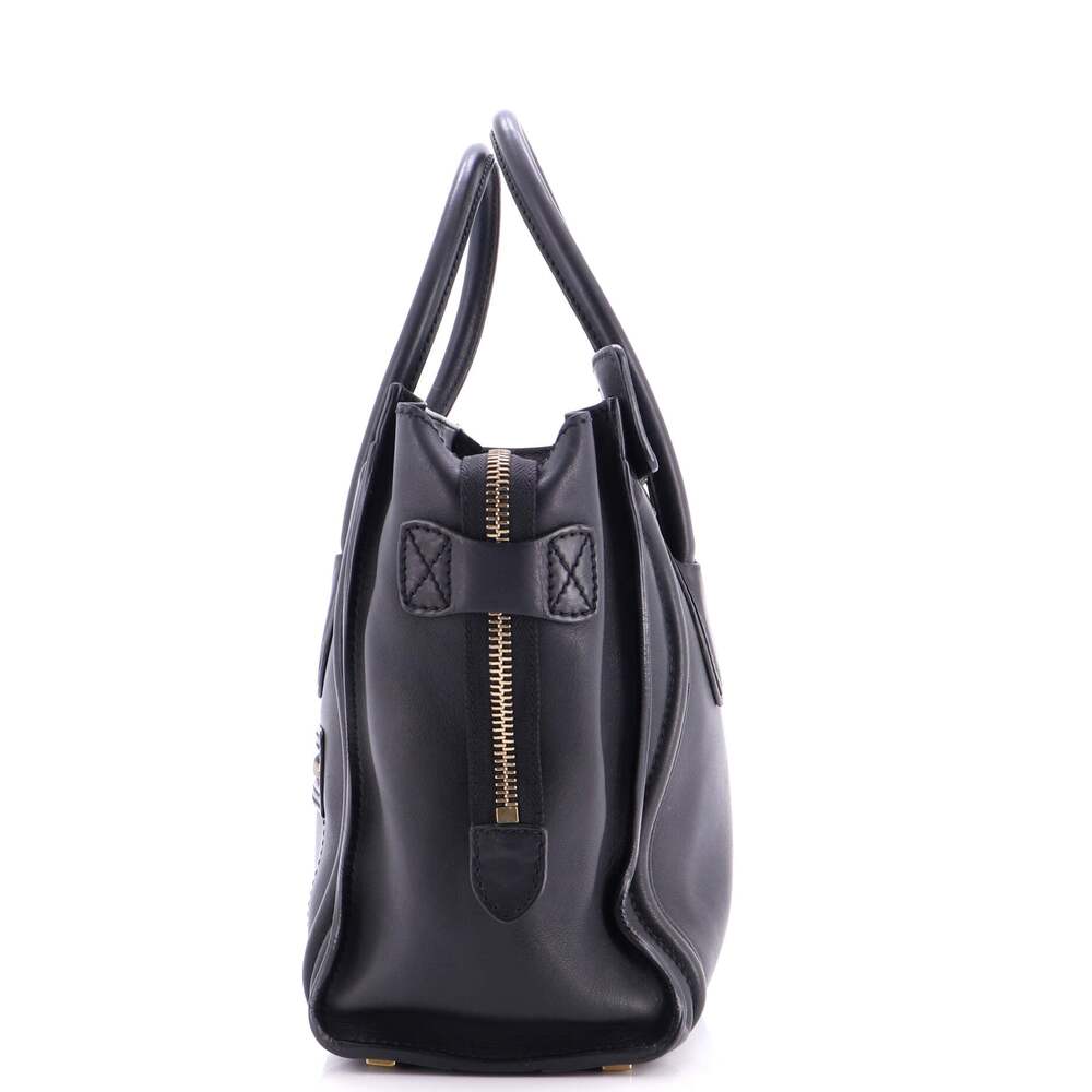 Celine Luggage Bag Smooth Leather Micro #247500C12B - Picture 6 of 7